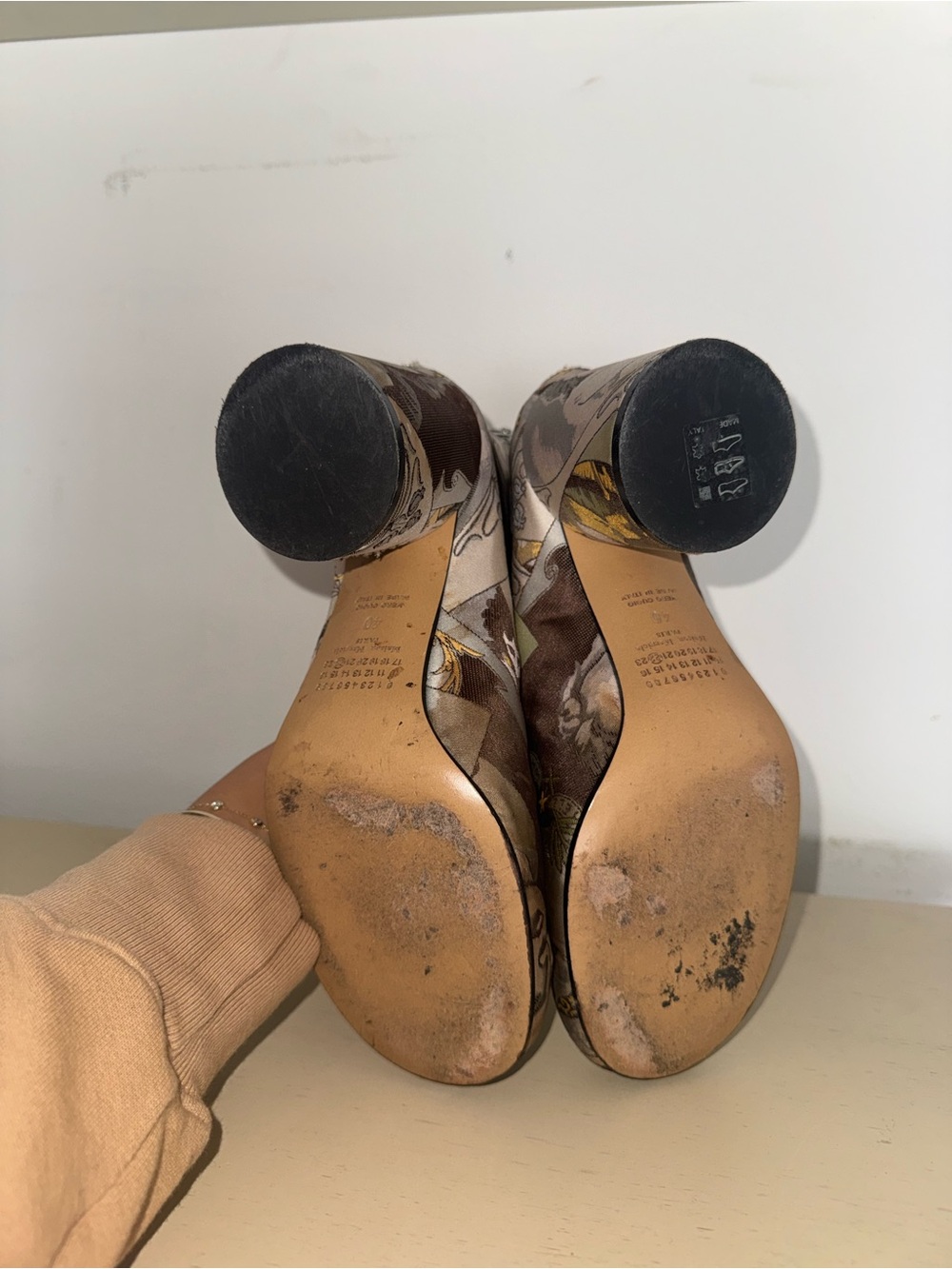 Maison Margiela Lovers Silk Ankle Boots - Size 40 - Picture 8 of 8